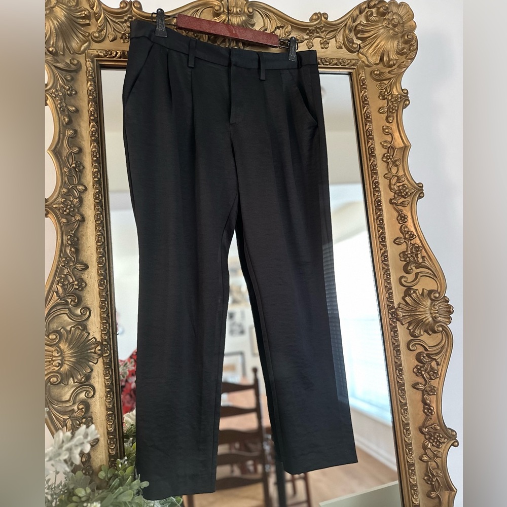 Gap Hammered Skinny Pant Trouser NYE Party Holiday Banana Republic Cropped Lyons